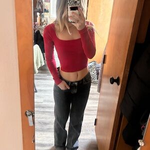 PacSun low-waisted boyfriend jeans size 23